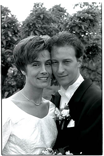 Brudfoto brudpar porträtt © Eric Hammerin www.ericsfoto.com