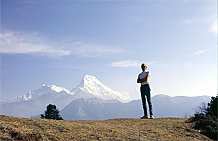 Självporträtt i Nepal © Eric Hammerin