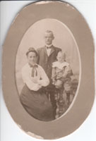 Blekt foto från förra sekelskiftet